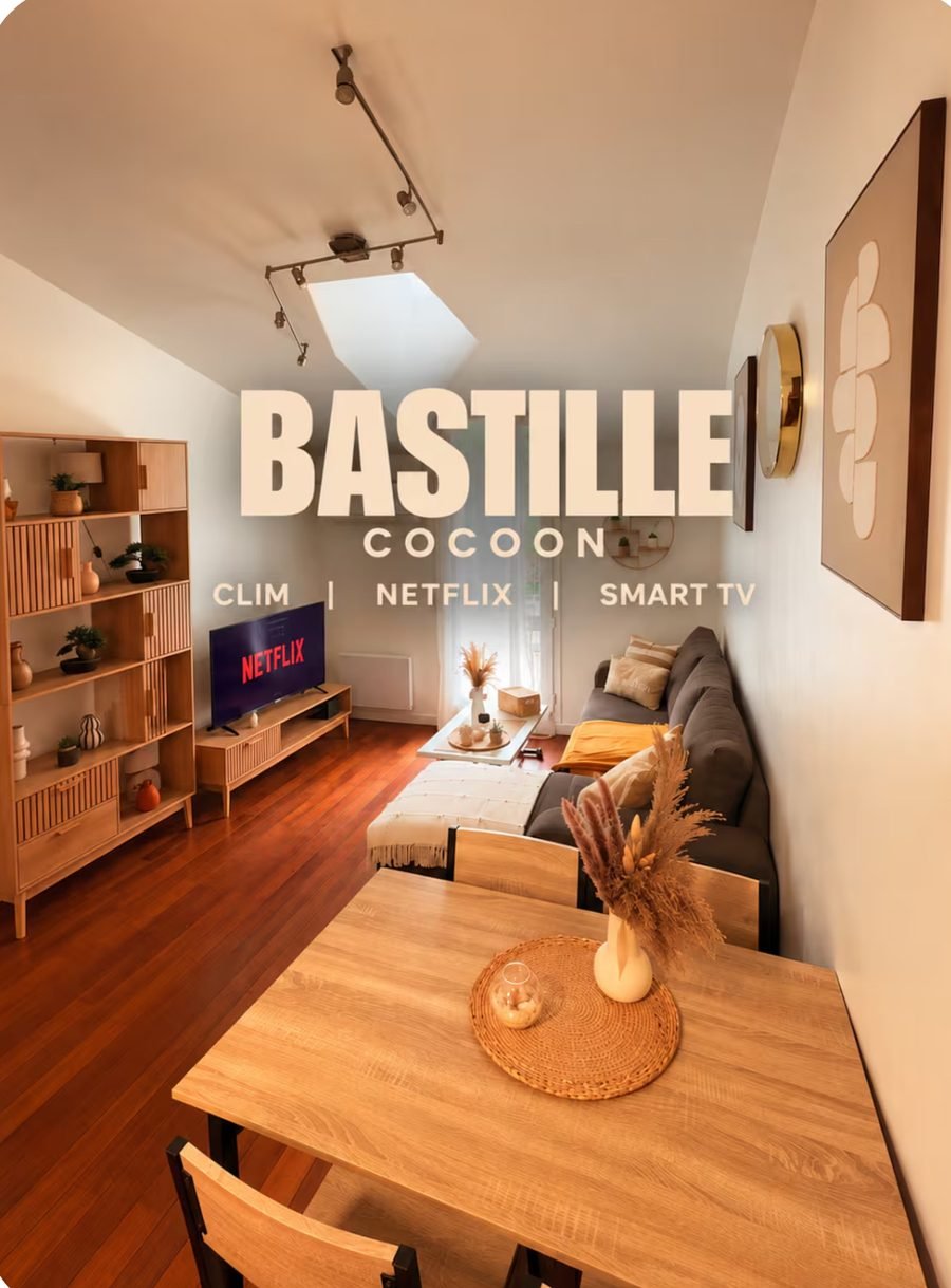 Bastille Cocoon, appartement géré par Rhossi Conciergerie à Paris