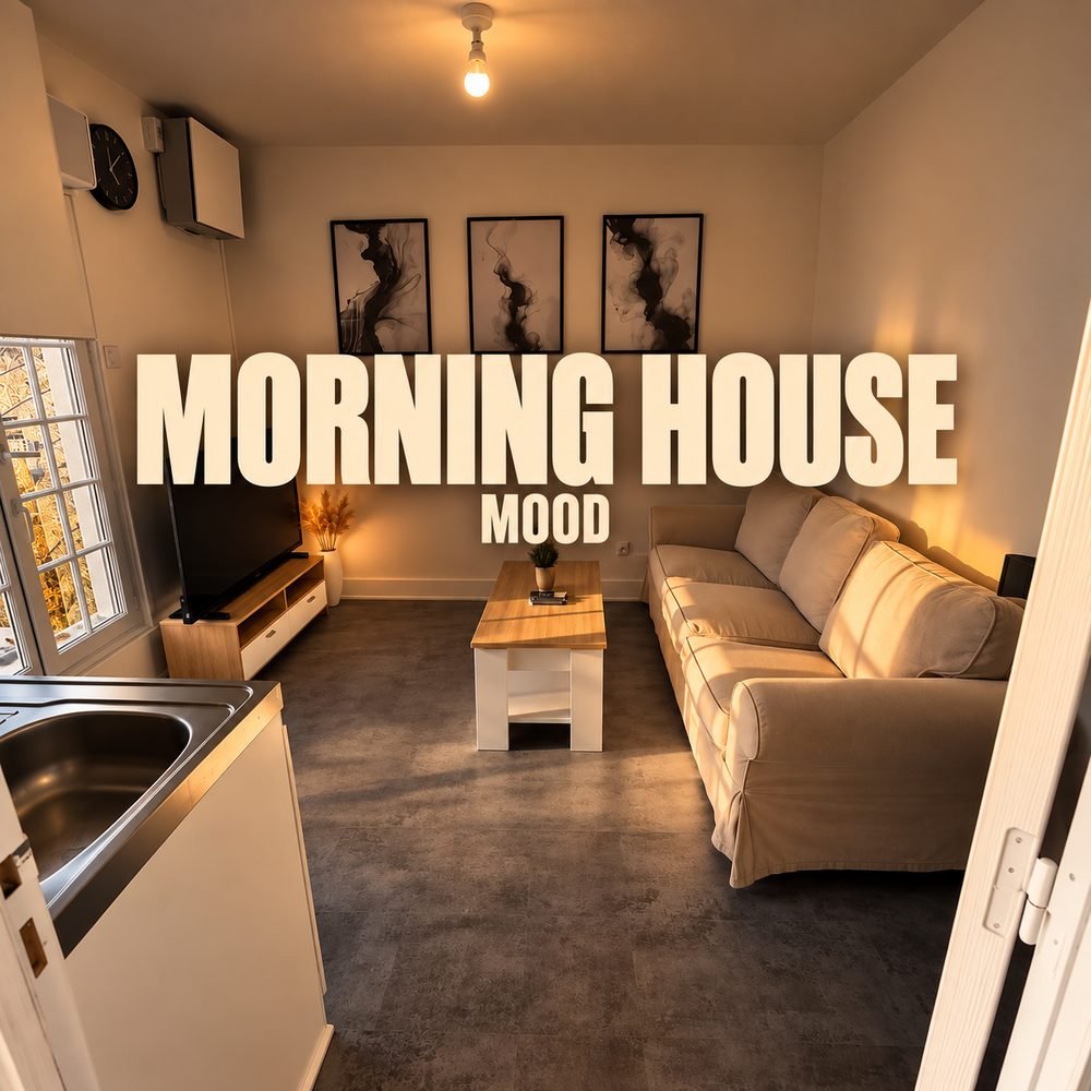 Morning House à Argenteuil : salon lumineux et climatisé
